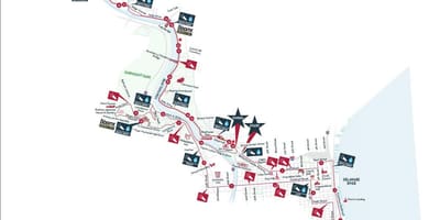 Filadélfia maratona mapa de 2015