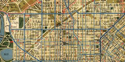 Mapa de ruas da Filadélfia