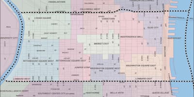 Filadélfia bairro mapa
